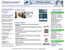Tablet Screenshot of directofranquicias.es